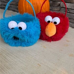 Cookie Monster & Elmo Baskets